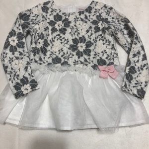 Catherine Malandrino White Tulle Top